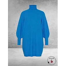 No.1 By OX Gebreide Tuniek Jurk Clear Blue